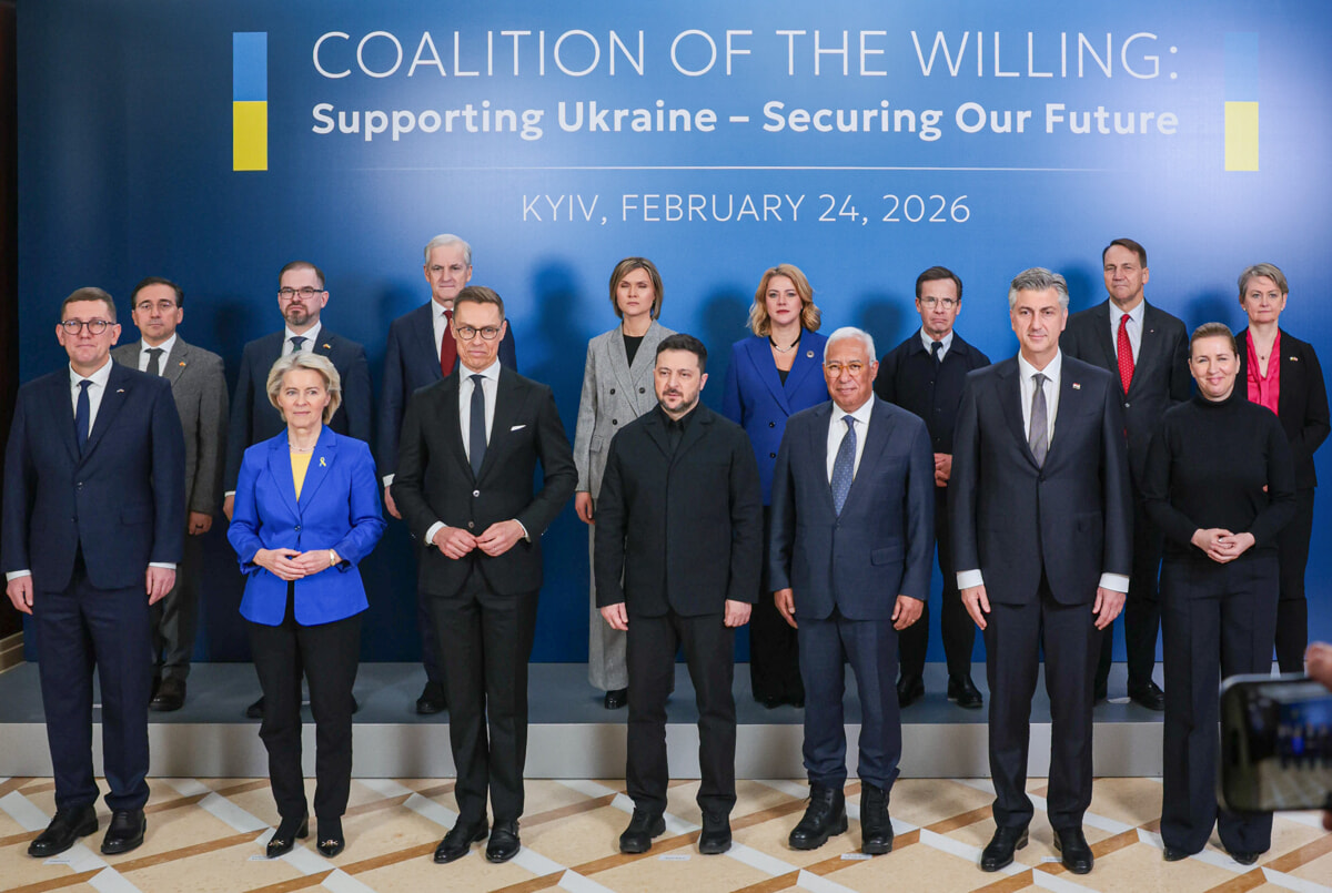 In February 2026 the Coalition of the Willing gathered in Kiev to commemorate the fourth anniversary of Russia's invasion of Ukraine