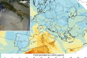 Like in the desert: the heat wasn’t enough, now the sand from the Sahara also arrives