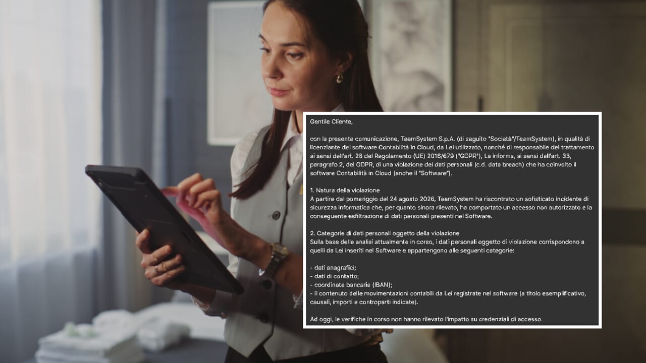Hacker attack on TeamSystem, IBAN and accounting data stolen: "Be careful of account movements"