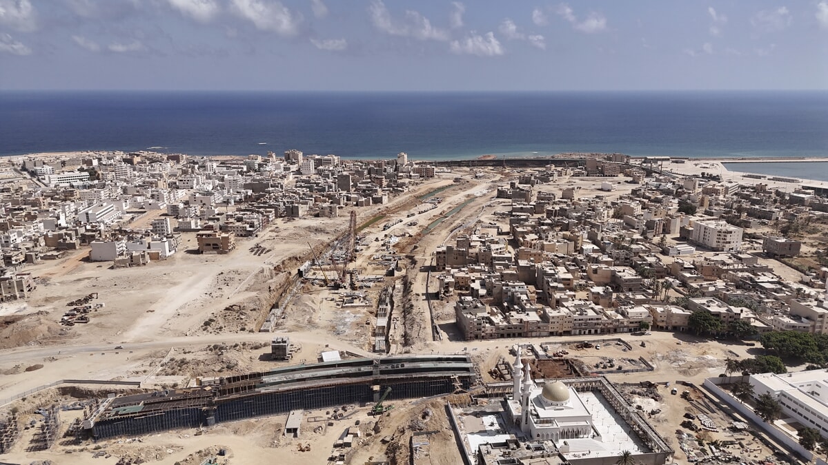 Derna after the flood photo lapresse Derna after the flood photo lapresse