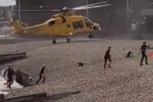 The other little girl in the family also died after drowning after becoming entangled in fishing nets