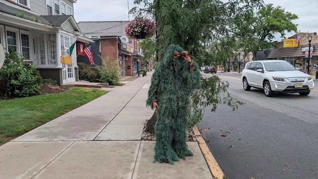 The policeman disguised as a plant instead of a speed camera: the fines are pouring in