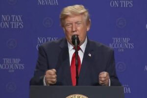 Those who drive electric cars “have a disease”, says Donald Trump