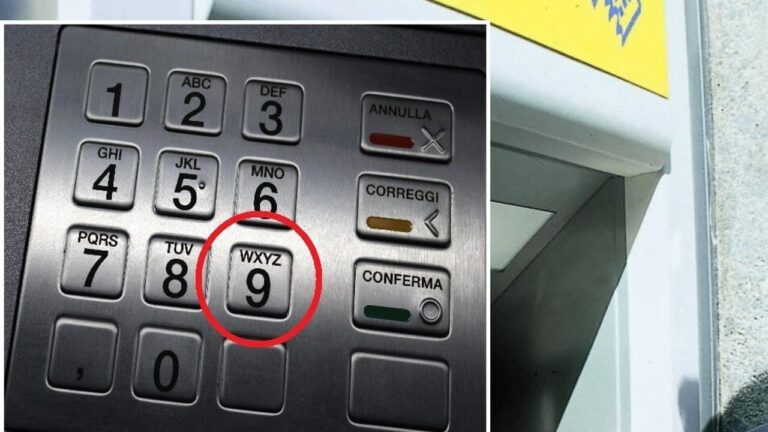 What happens if you press the 9 key at the Postamat: the safe withdrawal trick