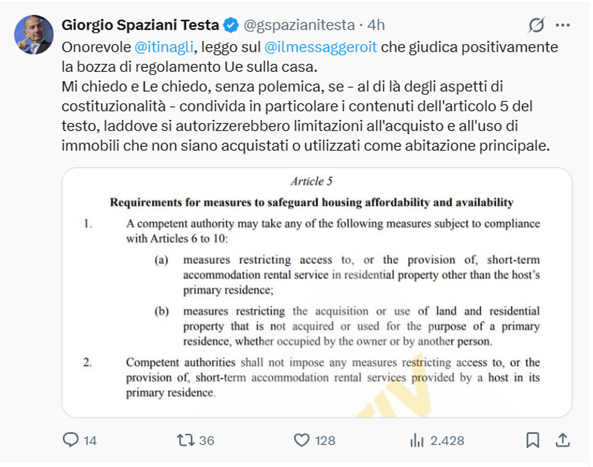 Giorgio Spaziani Testa's post Giorgio Spaziani Testa's post
