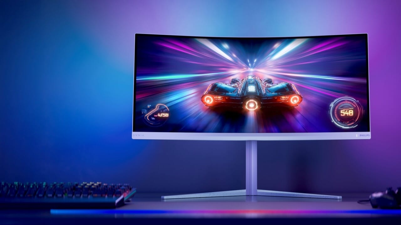 New Philips Evnia: very fast curved monitor for video game enthusiasts