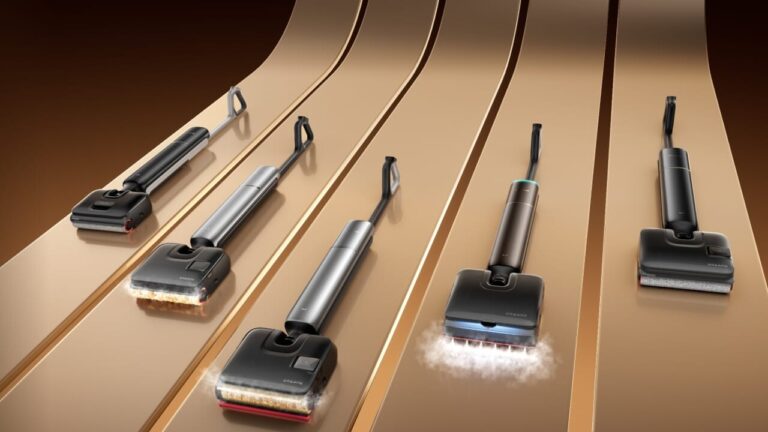 New Dreame T Series floor cleaners: slim and fully articulated design