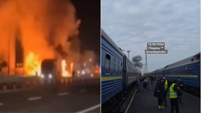 A train and a petrol station on the border between Ukraine and Poland were hit. Kiev to the EU: "The Russian barbarians are at your doors"