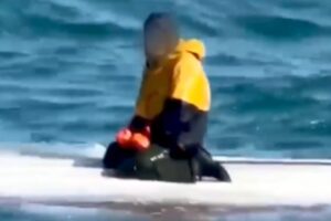 Boy found alive after three days in the open sea, clinging to a fishing boat: his brother and cousin are dead