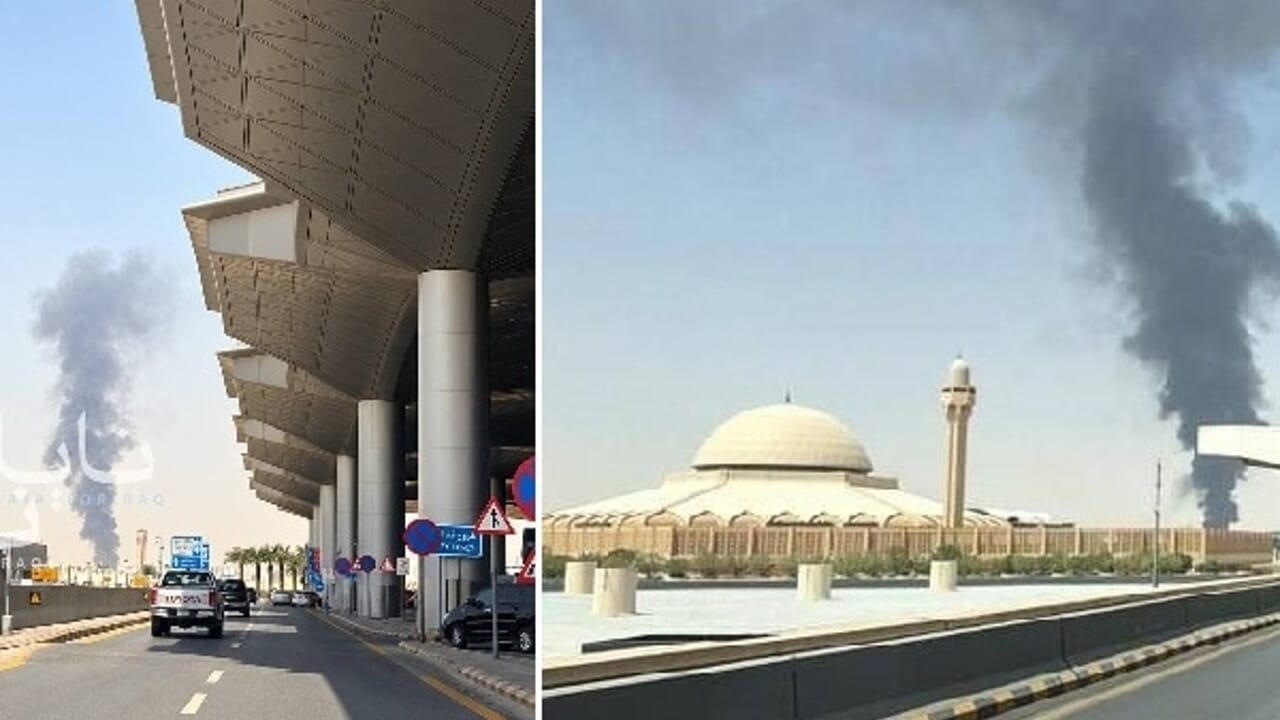 Flames and black smoke near Riyadh airport. The Houthis to Italy: "We wonder what your planes are doing in Saudi Arabia"