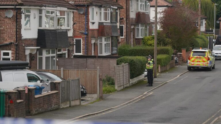 The police enter the house and find a newborn baby stabbed to death: four arrests in England