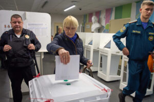 Voting is taking place in Russia, but the opponents are already out of the picture