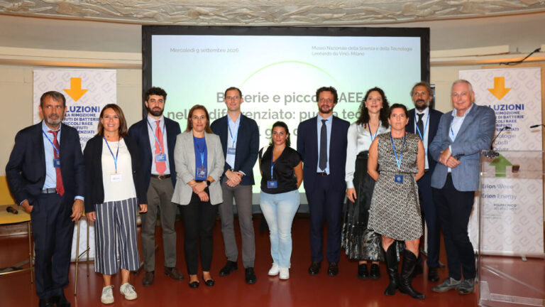 WEEE and battery waste in unsorted waste: an investment of around 100 million euros is required for their removal
