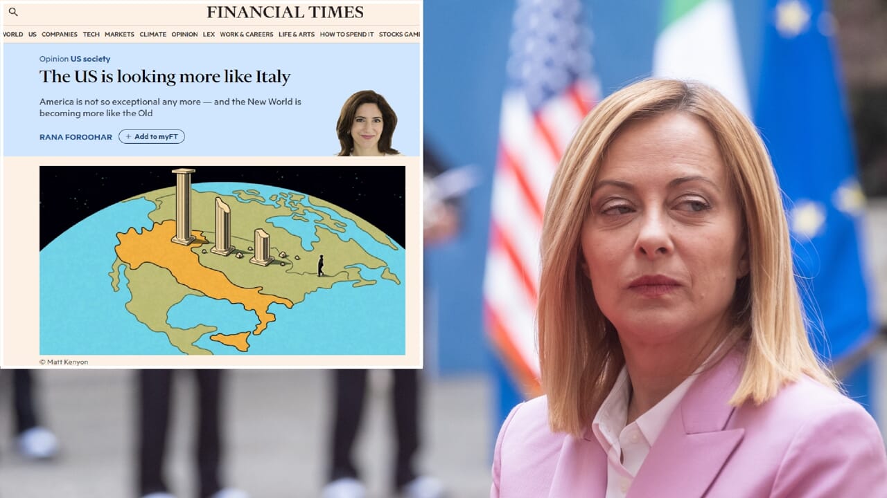 "The United States is increasingly resembling Italy": the comparison that is causing discussion