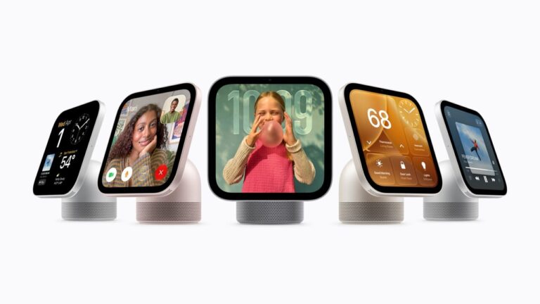 Apple HomeView: 7" display, smart speaker and Siri AI in a single device