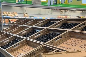 The effect of photos of empty supermarkets: families in panic, as in March 2020 with covid