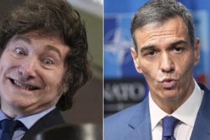 Milei unleashed against Sanchez, a barrage of insults: “Unpresentable dictator, corrupt, criminal thief”