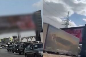 Porn videos on billboards, chaos in the street: “It’s a hacker attack”