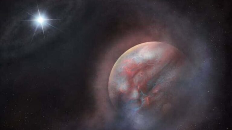 The first "phoenix" planet discovered, reborn from the ashes of its dying star