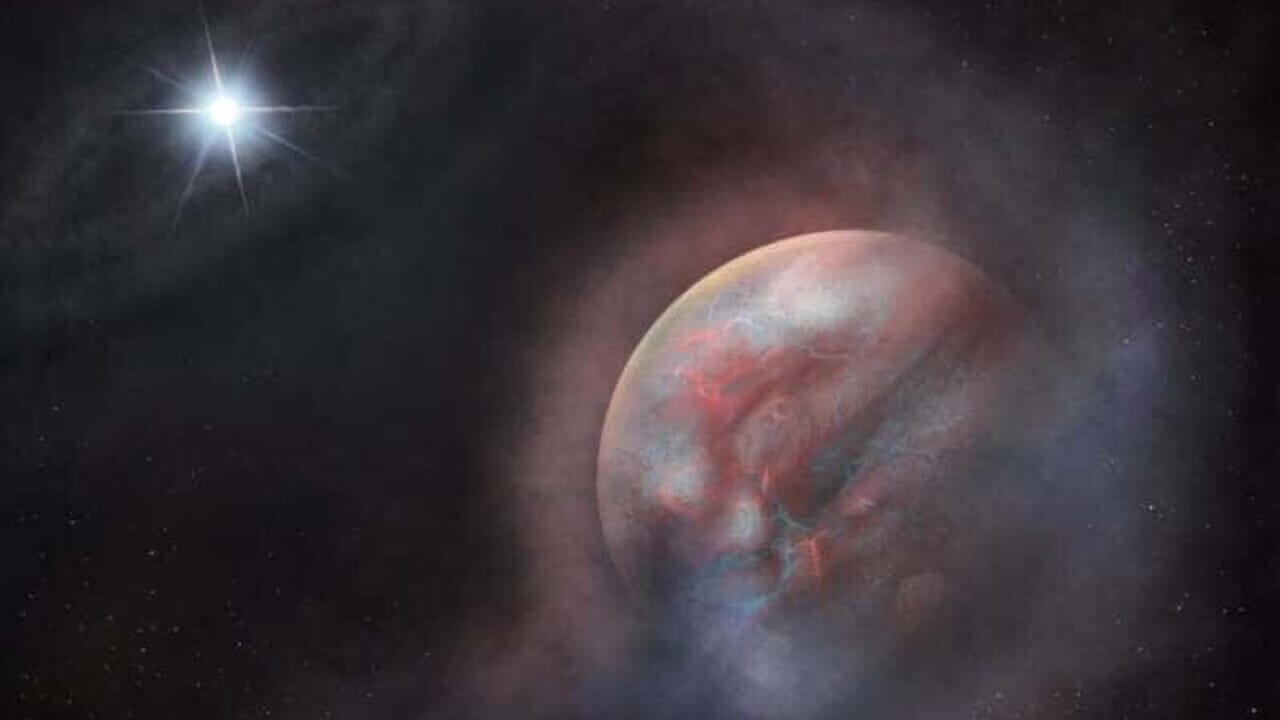 The first "phoenix" planet discovered, reborn from the ashes of its dying star